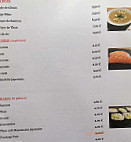 Nayadora Sushis menu