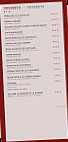 Bistrot la Vitrine menu