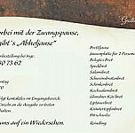 Gasthaus Lindenwirt menu