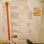 Rialto Restaurant menu