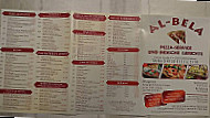 Pizzeria Albela menu