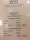 Wiesentaler Hof menu