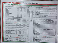 Pizza Mill and Sub Factory menu