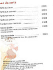 Casa Pizzas menu