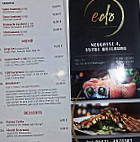 Edo Japanese menu