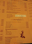 Sarl La Mendigote menu