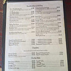 Sierra Grande menu