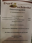 Dorfschänke Heilberscheid menu
