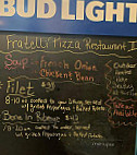 Fratelli Pizza Restaurant And Bar Ii menu