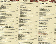 Pizza L'archet menu