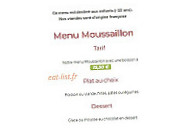 Auberge du Vieux Puits menu