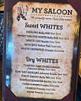 My Saloon, Inc. menu