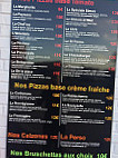 Mo'pizza menu