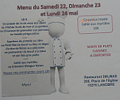 Delmas menu