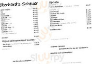 Eberhards Scheuer menu