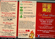 China Kimchi Gourmet menu