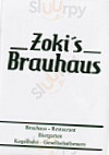 Zoki's Brauhaus menu