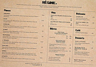 Régine menu