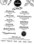 Silver Spoon Restaurant Bar menu