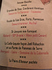 Au Boeuf Noir menu