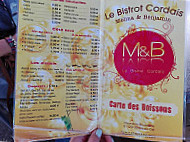 Le Bistrot Cordais menu