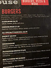 Brickhouse Burgers Pizza menu