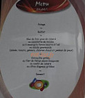Cafe Restaurant De La Paix menu