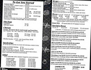 Turning Point Pizzeria menu