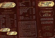 Haci Baba menu