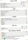 Bistrot Des Vigiers menu