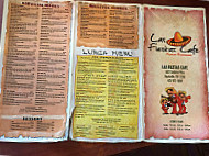 Las Fiestas Cafe menu