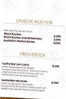 Kuchenbar menu