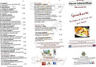 Harzer Schnitzelhaus menu