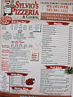 Sylvio's Pizzeria menu