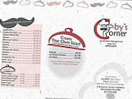 Cobys Corner menu