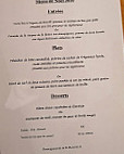 Be Good Inn menu