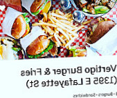 Vertigo Burgers And Fries food