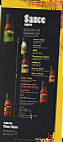 Buffalo Wild Wings menu