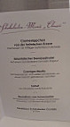 Restaurant Schoko menu