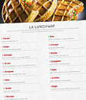 Waffle Factory menu