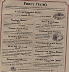 Cracker Barrel Old Country Store menu