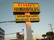 George's Hamburgers outside
