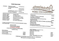 Burg Ottenstein menu