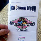 Dellroy Drive In menu