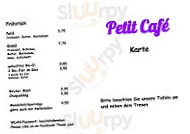 Petit Cafe menu
