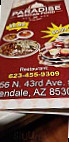 Paradise Mexican Food inside