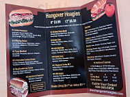 Hangover Hoagies menu