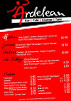 Ardelean Tanzcafe menu
