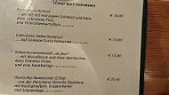 Gasthof Forsthaus menu