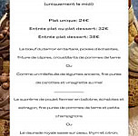 Hostellerie Du Gruenewald menu